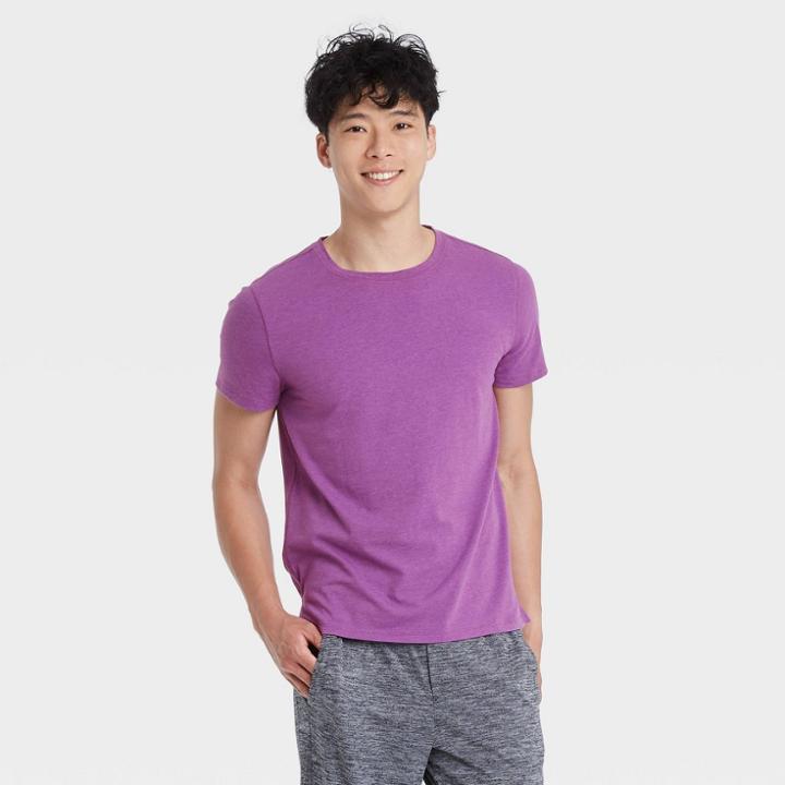 Men's Short Sleeve T-shirt - All In Motion Purple