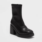 Women's Cece Sock Boots - A New Day Black