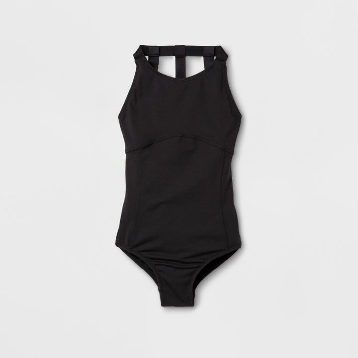 Leotards Danshuz Black L(12-14), Girl's