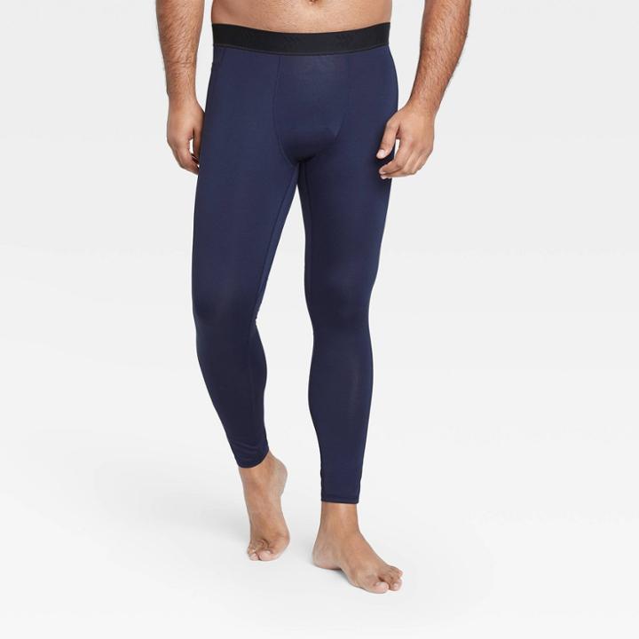 Men's Fitted Tights - All In Motion Navy