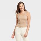 Women's Ribbed Shrunken Tank - Universal Thread