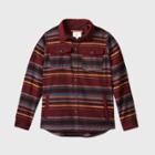 Men's Tall Striped Shirt Jacket - Goodfellow & Co