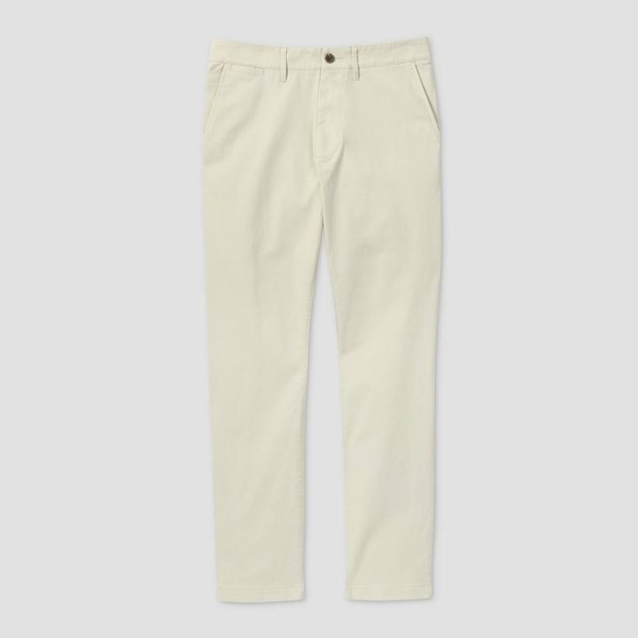 Men's Athletic Fit Chino Pants - Goodfellow & Co Ivory
