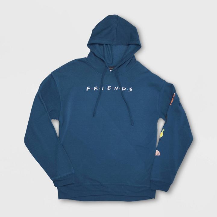 Women's Friends Oversized Plus Size Long Sleeve Sweatshirt (juniors') - Blue