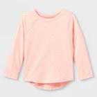 Toddler Girls' Floral Long Sleeve T-shirt - Cat & Jack Pink