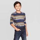 Boys' Long Sleeve T-shirt - Cat & Jack Blue L, Boy's,