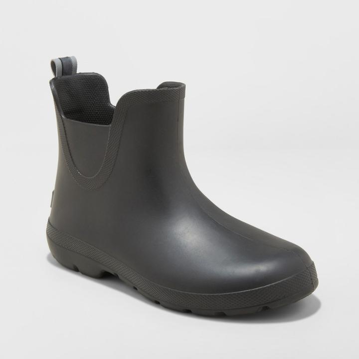 Target Women's Totes Cirrus Chelsea Short Rain Boots - Black