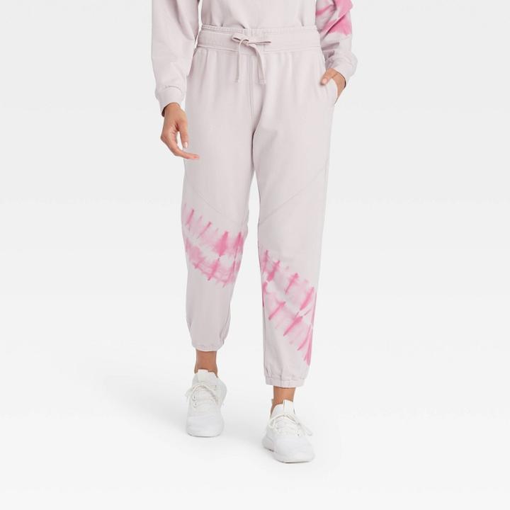 Women's Mid-rise Lightweight French Terry Joggers - Joylab Pink
