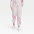 Women's Mid-rise Lightweight French Terry Joggers - Joylab Pink