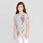 Girls' Mickey Mouse & Friends Short Sleeve T-shirt - Heather Gray