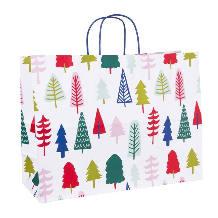 Spritz Large Tree Print Vogue Gift Bag -