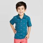Toddler Boys' Polo Shirt - Cat & Jack Navy 12m, Toddler Boy's, Blue