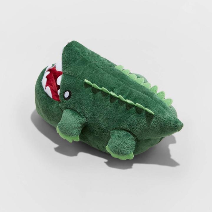 Boys' Addison Alligator Slippers - Cat & Jack Dark Green