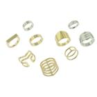 Target Women's 10 Casted Metal Rings - Two-tone
