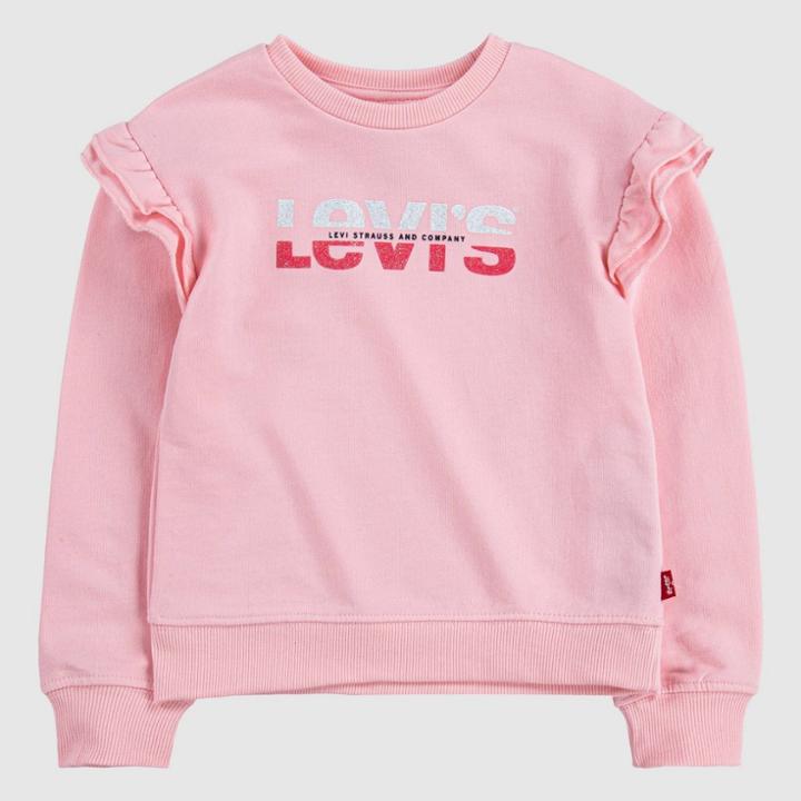 Levi's Toddler Girls' Ruffle Crewneck Sweatshirt -