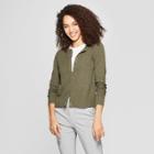 Women's Any Day Long Sleeve Cardigan - A New Day Olive (green)