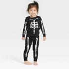 Toddler Halloween Skeletons Matching Family Pajama Set - Hyde & Eek! Boutique Black