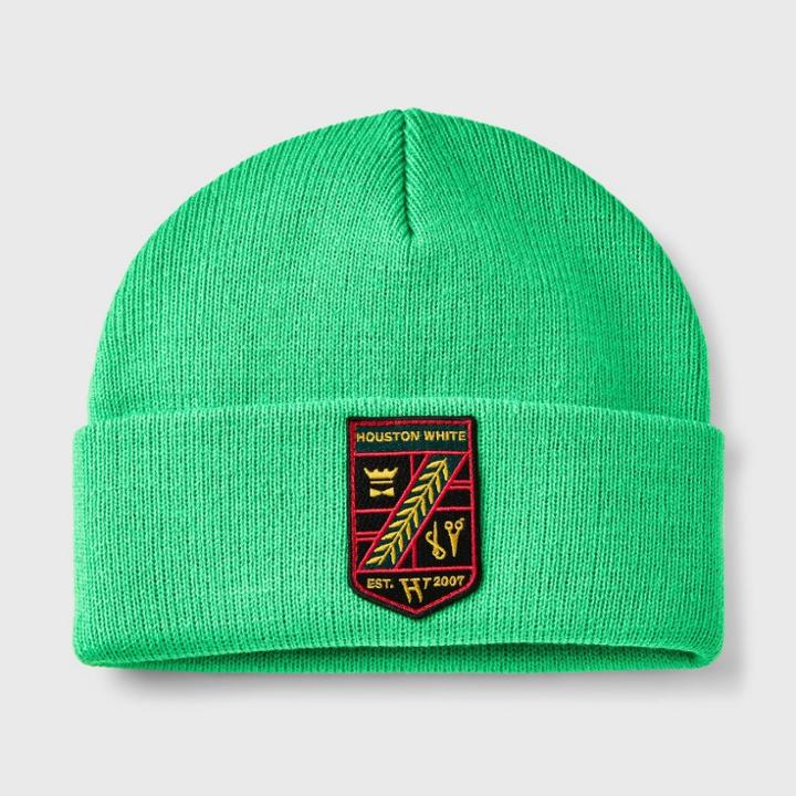 Houston White Adult Beanie -