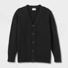 Boys' Uniform Button-front Cardigan - Cat & Jack Black