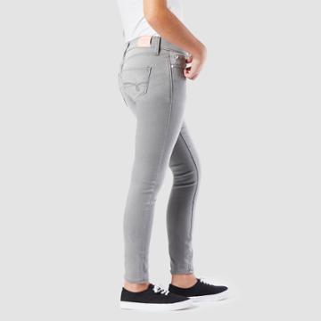 Denizen From Levi's Girls' Super Skinny Mid-rise Jeans - Gray
