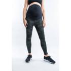 Maternity Camo Print Crossover Panel Active Leggings - Isabel Maternity By Ingrid & Isabel Olive
