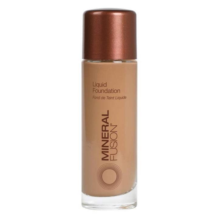 Mineral Fusion Liquid Foundation - Olive Medium - 1.0 Fl Oz, Green