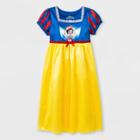 Toddler Girls' Disney Princess Snow White Fantasy Nightgown - Blue/yellow