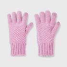 Women's Knit Gloves - Universal Thread Pink