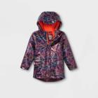 Toddler Boys' Shark Print Rain Jacket - Cat & Jack Navy