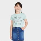 Girls' 'the Future Is Yours' Short Sleeve Graphic T-shirt - Cat & Jack
