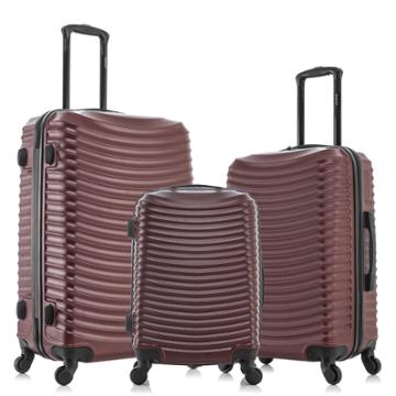 Dukap Adly Lightweight Hardside Checked Spinner Luggage