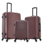 Dukap Adly Lightweight Hardside Checked Spinner Luggage