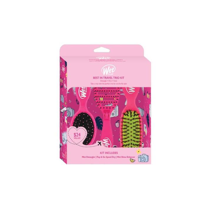 Wet Brush Best In Travel Trio Kit - Pink