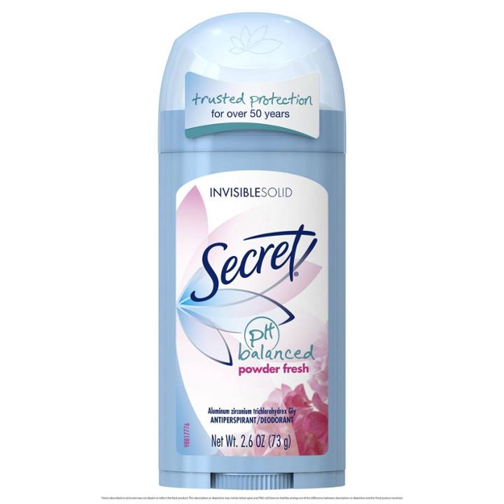 Secret Powder Fresh Invisible Solid Antiperspirant And Deodorant