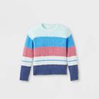 Girls' Striped Pullover Sweater - Cat & Jack