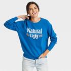 Women's Natural Light Graphic Sweatshirt - Royal Blue