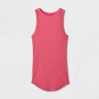 Women's Slim Fit Tank Top - A New Day Pink