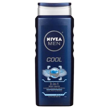 Nivea For Men Cool 3-in-1 Body Wash