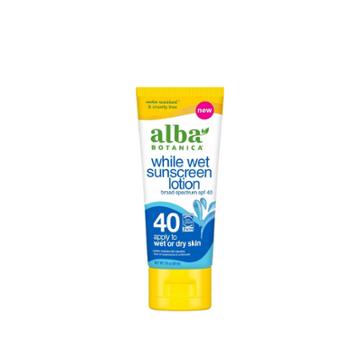 Alba Botanica While Wet Sunscreen Lotion -