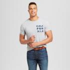 Men's California Star Short Sleeve Crew Neck T-shirt - Awake - Gray