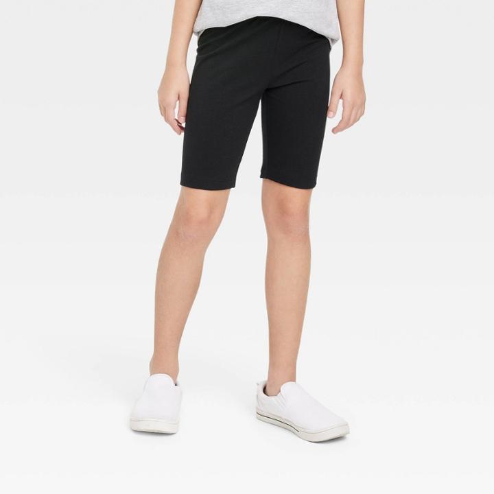 Girls' Bike Shorts - Cat & Jack Black