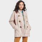 Women's Hooded Duffel Overcoat Jacket - Universal Thread Brown