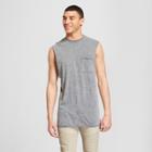 Men's Snow Wash Cutoff Muscle Tank Top - Jackson Charcoal (grey)