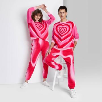 Oversized Sweatshirt - Wild Fable Pink Hearts