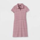 Girls' Short Sleeve Polo Dress - Art Class Pink