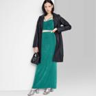 Women's Midi Skirt - Wild Fable Dark Teal Green
