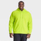 Men's Big Cotton Fleece Full Zip Hoodie - All In Motion