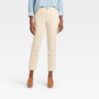 Women's High-rise Slim Straight Jeans - Universal Thread Off-white