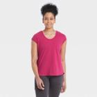 Women's Cap Sleeve T-shirt - All In Motion Cranberry