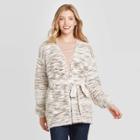 Women's Tie-front Cardigan - Knox Rose Ivory